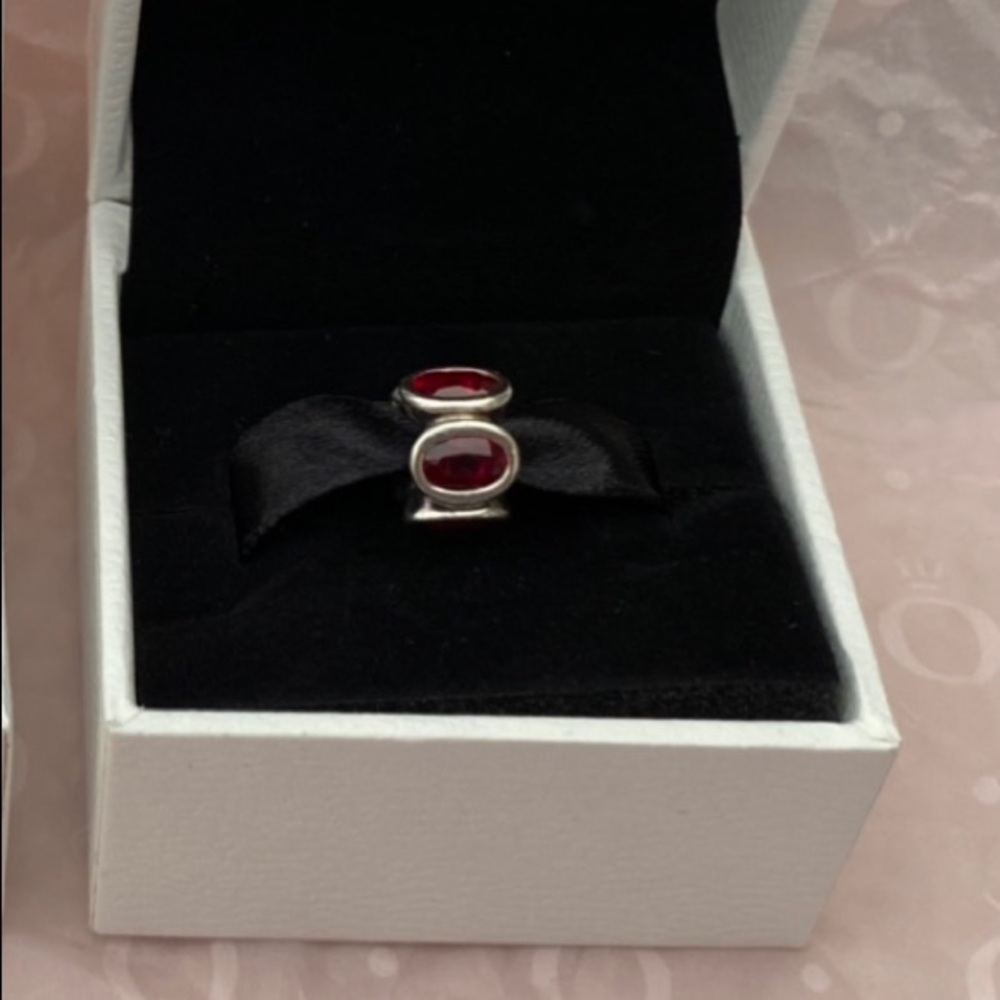 Red Oval Lights Charm item #790312SRU